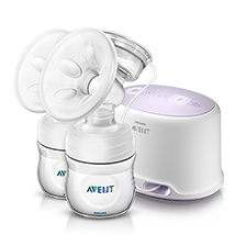 Extractor de leche el&eacute;ctrico Comfort Double y tetinas Philips Avent